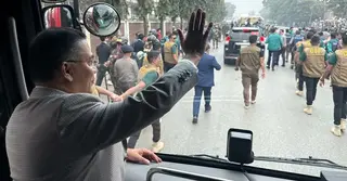 বিমানবন্দর থেকে ৩০০ ফিটের পথে তারেক রহমান